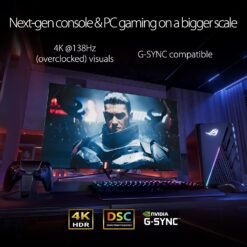 ASUS ROG Swift OLED PG42UQ 41.5 inch 4K 138Hz Gaming Monitor OLED 0.1 ms (GTG), G-SYNC® compatible, anti-glare micro-texture coating 10 ASUS ROG Swift OLED PG42UQ 41.5 inch 4K 138Hz Gaming Monitor OLED 0.1 ms (GTG), G-SYNC® compatible, anti-glare micro-texture coating - Image 4