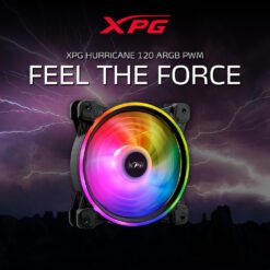 Alternative view of XPG HURRICANE 140 ARGB PWM PC Fan with Dual-Ring Argb Led Design FEEL THE FORCE