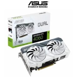 ASUS Dual GeForce RTX 4060 Graphics Card White Edition 8GB