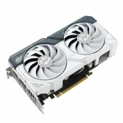 ASUS Dual GeForce RTX 4060 Graphics Card White Edition 8GB GDDR6 with two powerful Axial-tech fans and a 2.5-slot design for broad compatibility - Image 4