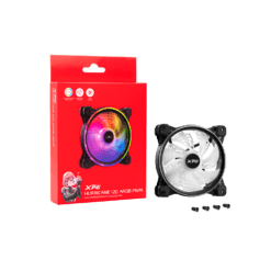 XPG HURRICANE 120 ARGB PWM PC Fan with Dual-Ring Argb Led Design FEEL THE FORCE 9 XPG HURRICANE 120 ARGB