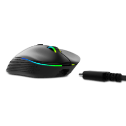 XPG Alpha Wireless Gaming Mouse Bluetooth 2.4G and Wired Tri-Mode Connectivity 16,000 DPI 400 IPS 6 Programmable Buttons 9 XPG ALPHA Wireless