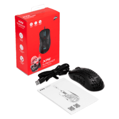 XPG Slingshot Wired Gaming Mouse 12,000 DPI 73g Customizable RGB 100% PTFE Skates 7 XPG Slingshot
