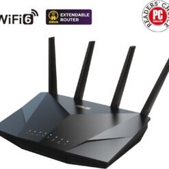ASUS AX5400 Dual Band WiFi 6 (802.11ax) Extendable Router RT-AX5400 Included built-in VPN, AiProtection Pro Network Security 11 ASUS AX5400 Dual Band WiFi 6 (802.11ax) Extendable Router RT-AX5400 Included built-in VPN, AiProtection Pro Network Security - Image 6