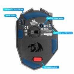 Redragon M801P Sniper Pro RGB USB Wireless Gaming Mouse 16400 DPI 10 Programmable buttons ergonomic Design - Image 3