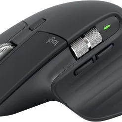 Alternative view of Logitech MX Master 3S Wireless Performance Mouse Ergo 8K DPI, Track on Glass, Quiet Clicks, USB-C, Bluetooth Grey