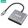 AMAZE A313 3-in-1 Type-C to HDMI + USB 3.0 + Type-C Hub Adapter 4K@30HZ 5 AMAZE A313