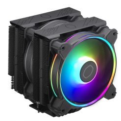 Cooler Master Hyper 622 Halo CPU Air Cooler Dual Tower, Halo² Fan, Dual Loop ARGB, Aluminum Top Cover 8 Cooler Master Hyper 622 Halo CPU Air Cooler Dual Tower, Halo² Fan, Dual Loop ARGB, Aluminum Top Cover - Image 4