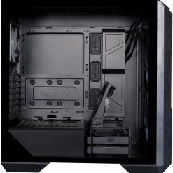 Alternative view of Cooler Master HAF 500 PC Case Mid-Tower, 2 x 200mm Pre-Installed ARGB Fans for High-Volume Airflow, Rotatable 120mm GPU Fan