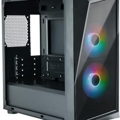 Cooler Master CMP 320 PC Case Mini-Tower Chassis with 2 x 120mm ARGB Fans, micro-ATX, Tempered Glass Side Panel, Versatile Options & Component Support, PSU Shroud 9 Cooler Master CMP 320