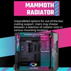 Cooler Master HAF 700 Full Tower PC Case E-ATX High Airflow Mesh Front Panel, Dual 200mm Sickleflow Customizable ARG Fans 10 Cooler Master HAF 700 Full Tower PC Case E-ATX High Airflow Mesh Front Panel, Dual 200mm Sickleflow Customizable ARG Fans - Image 5
