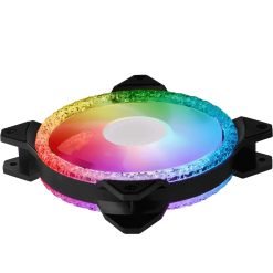 Cooler Master MasterFan MF120 Prismatic PC Fan 120mm Triple Ring Addressable RGB Lighting, Cristal Effect and Silent Cooling - Image 3