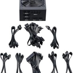 Alternative view of Cooler Master MWE 1050 Gold V2 Fully Modular Power Supply Unit PSU 1050W 80 PLUS Gold Flat Black Cabling, 140mm FDB Fan