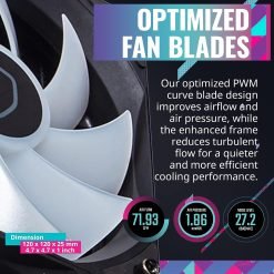 Alternative view of Cooler Master MasterLiquid 240L Core 240mm Close-Loop AIO Liquid Cooler ARGB Sync, Gen S Coldplate Pump, 120mm PWM, CryoFuze 14W/mK