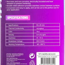 Cooler Master Thermal Pad Pro15.3W/mK Thermal Conductivity, Improves PC Component Cooling, Electrically Non-Conductive 13 Cooler Master Thermal Pad Pro15.3W/mK Thermal Conductivity, Improves PC Component Cooling, Electrically Non-Conductive - Image 7