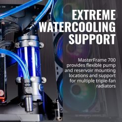 Cooler Master MasterFrame 700 Customizable Open-Air Frame ATX PC Case, Panoramic Tempered Glass, Premium Variable Friction Hinges, Built-In VESA Mount 7 Cooler Master MasterFrame 700 Customizable Open-Air Frame ATX PC Case, Panoramic Tempered Glass, Premium Variable Friction Hinges, Built-In VESA Mount - Image 3