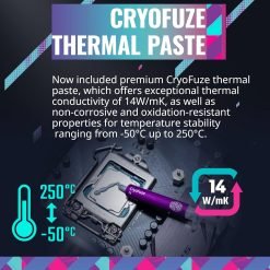 Cooler Master MasterLiquid 240L Core 240mm Close-Loop AIO Liquid Cooler ARGB Sync, Gen S Coldplate Pump, 120mm PWM, CryoFuze 14W/mK 7 Cooler Master MasterLiquid 240L Core 240mm Close-Loop AIO Liquid Cooler ARGB Sync, Gen S Coldplate Pump, 120mm PWM, CryoFuze 14W/mK - Image 3