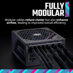 Cooler Master V Platinum 1600 V2 ATX 3.1 Full Modular Computer Power Supply Unit PSU, 80+ Platinum, Dual 90° 12V-2x6 for Dual RTX 4000 Support - Image 3