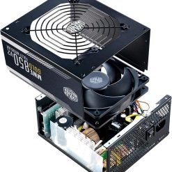 Alternative view of Cooler Master MWE 850 Gold V2 Fully Modular PC Power Supply Unit PSU 80 PLUS Gold 850W Power Supply Unit, Flat Black Cabling, 120mm HDB Fan