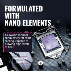 Cooler Master Thermal Pad High Performance Thermal Pad Nano Elements Rapid Cooling, Double-Sided Adhesive for Electronics and Devices 11 Cooler Master Thermal Pad