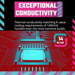 Cooler Master CryoFuze Nano Thermal Paste Ultra-High Performance Nanoparticles, CPU/GPU Conductivity W/m.k= 14m, Non Corrosive, Temp -50°C up to 250°C 8 Cooler Master CryoFuze Nano Thermal Paste Ultra-High Performance Nanoparticles, CPU/GPU Conductivity W/m.k= 14m, Non Corrosive, Temp -50°C up to 250°C - Image 4