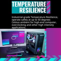 Cooler Master MWE Gold 1250 V2 ATX 3.0 Fully Modular PC Power Supply Unit 1250W, 80+ Gold Efficiency, Quiet 140mm FDB Fan, 2 EPS Connectors - Image 3