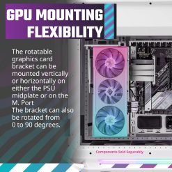 Cooler Master Cosmos C700M White E-ATX Full-Tower PC Case Curved Tempered Glass Panel, Riser Cable, Flexible Interior Layout, Diverse Liquid Cooling 7 Cooler Master Cosmos C700M White E-ATX Full-Tower PC Case Curved Tempered Glass Panel, Riser Cable, Flexible Interior Layout, Diverse Liquid Cooling - Image 3