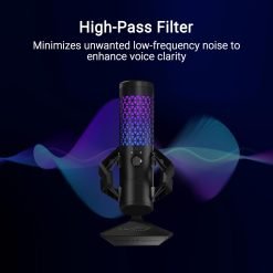 ASUS ROG Carnyx USB RGB Gaming Microphone 192kHz/24-bit, Cardioid, high-Pass Filter, Built-in pop Filter, Metal Shock Mount, one-Touch Mute 8 ASUS ROG Carnyx USB RGB Gaming Microphone 192kHz/24-bit, Cardioid, high-Pass Filter, Built-in pop Filter, Metal Shock Mount, one-Touch Mute - Image 4
