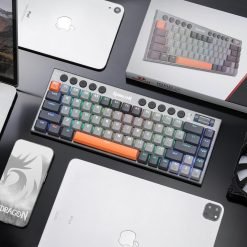Alternative view of Redragon K609 HORUS SE 65% Wireless RGB Mechanical Keyboard, BT/2.4Ghz/Wired Tri-Mode Ultra-Thin Low Profile Gaming Keyboard, On-Board Macros, Linear Red Switch