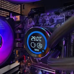 DarkFlash DN240D Liquid CPU Cooler with 2.1 inch LCD Digital display screen - Image 3