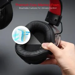Alternative view of Redragon H376 Aurora USB Wired Gaming Headset 7.1 Surround Sound Over-Ear Headphone w/40 MM Audio Drivers, Advanced EQ Mode, 240g Lightweight