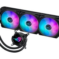 Alternative view of ASUS ROG Strix LC III 360 ARGB All-in-one CPU Liquid Cooler with 360° rotatable Water Block, Asetek’s New Gen7 v2 Pump, Premium ROG ARGB Fans