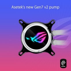 ASUS ROG Strix LC III 360 ARGB White Edition All-in-one CPU Liquid Cooler with 360° rotatable Water Block, Asetek’s New Gen7 v2 Pump, Premium ROG ARGB Fans (Copy) 8 ASUS ROG Strix LC III 360 ARGB White Edition All-in-one CPU Liquid Cooler with 360° rotatable Water Block, Asetek’s New Gen7 v2 Pump, Premium ROG ARGB Fans (Copy) - Image 4
