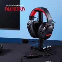 Redragon H376 Aurora USB Wired Gaming Headset 7.1 Surround Sound Over-Ear Headphone w/40 MM Audio Drivers, Advanced EQ Mode, 240g Lightweight 8 Redragon H376 Aurora USB Wired Gaming Headset 7.1 Surround Sound Over-Ear Headphone w/40 MM Audio Drivers, Advanced EQ Mode, 240g Lightweight - Image 4
