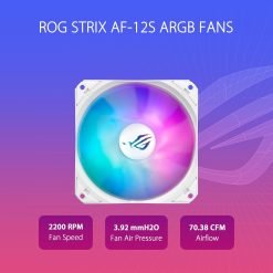 ASUS ROG Strix LC III 360 ARGB White Edition All-in-one CPU Liquid Cooler with 360° rotatable Water Block, Asetek’s New Gen7 v2 Pump, Premium ROG ARGB Fans (Copy) 7 ASUS ROG Strix LC III 360 ARGB White Edition All-in-one CPU Liquid Cooler with 360° rotatable Water Block, Asetek’s New Gen7 v2 Pump, Premium ROG ARGB Fans (Copy) - Image 3