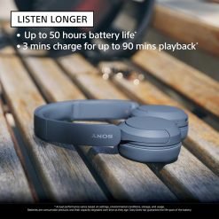 Sony WH-CH520 Wireless Headphones Bluetooth On-Ear Headset with Mic 13 Sony WH-CH520 Wireless Headphones Bluetooth On-Ear Headset with Mic - Image 5