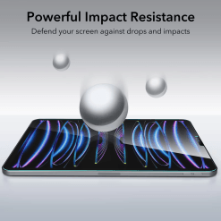 Alternative view of ESR iPad Pro 12.9 Screen Protector for Tempered Glass HD Clarity Film with Alignment Frame