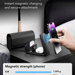 ESR HaloLock™ 3-in-1 Travel Wireless Charging