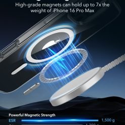 ESR iPhone 16 Pro Classic Hybrid Case with HaloLock Tough scratch-resistant acrylic back delivers ultra-protection 8 ESR iPhone 16 Pro Classic Hybrid Case with HaloLock Tough scratch-resistant acrylic back delivers ultra-protection - Image 4