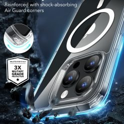 ESR iPhone 16 Pro Classic Hybrid Case with HaloLock Tough scratch-resistant acrylic back delivers ultra-protection 7 ESR iPhone 16 Pro Classic Hybrid Case with HaloLock Tough scratch-resistant acrylic back delivers ultra-protection - Image 3