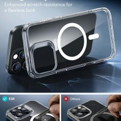 ESR iPhone 16 Pro Classic Hybrid Case with HaloLock Tough scratch-resistant acrylic back delivers ultra-protection 9 ESR iPhone 16 Pro Classic Hybrid Case