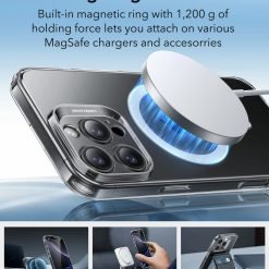 ESR iPhone 16 Pro Max Zero Clear Case with HaloLock Sleek and lightweight MagSafe-compatible case with full protection 9 ESR iPhone 16 Pro Zero Clear Case