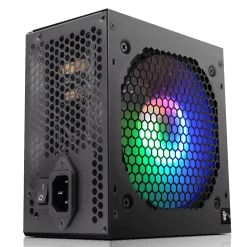 Alternative view of Aigo AK800 RGB Gaming Power Supply Unit PSU 800W RGB 120mm Fan 220V ATX Desktop Computer Power Supply