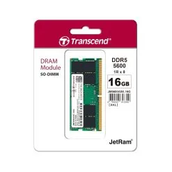 Alternative view of Transcend 16GB DDR5 5600mhz Laptop RAM Unbuffered SO-DIMM Memory Module