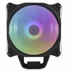 Alternative view of Darkflash Darkair plus ARGB CPU Cooler with Dual cooling fans for AMD Intel