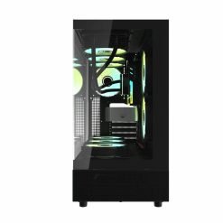 DarkFlash DPX90 ATX PC Case with 270 panoramic pillarless design and Support up to 360mm & 9 pcs 120mm fans - Image 4