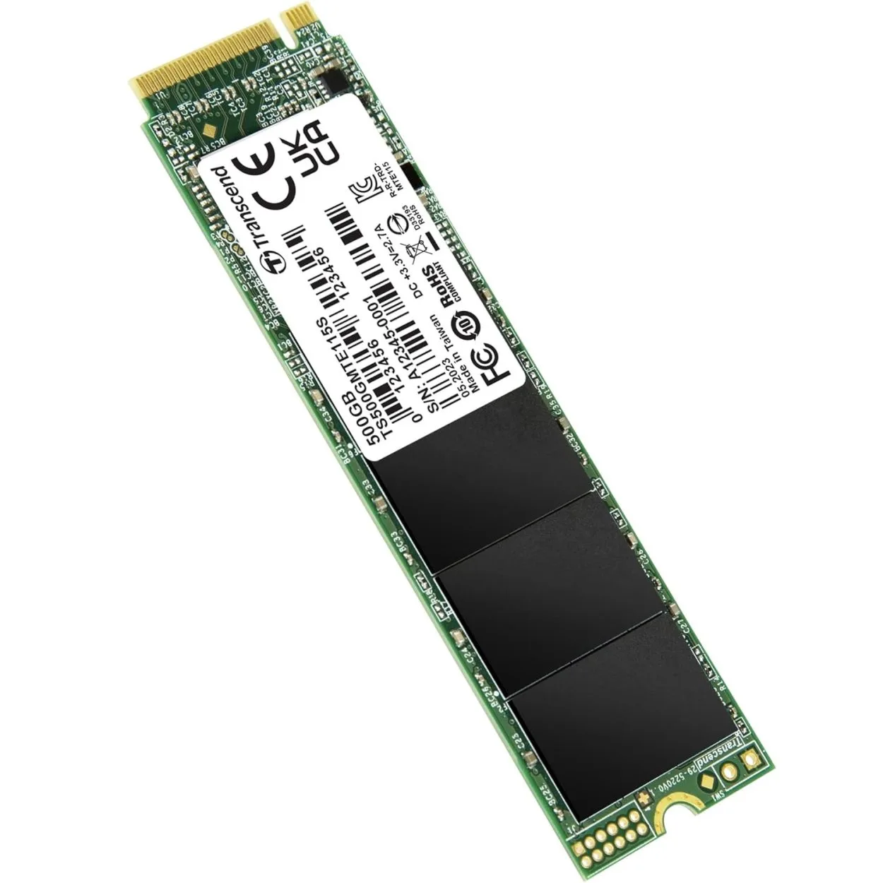 Transcend MTE115S 2TB NVMe Internal SSD Gen3 x4 PCIe M.2 2280 Up to 3,200MB/s 2 Transcend MTE115S 2TB NVMe Internal SSD Gen3 x4 PCIe M.2 2280 Up to 3,200MB/s - Image 2