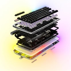 HYTE Keeb TKL Mechanical Gaming Keyboard with Modern Human Interface Customizable Tenkeyless Wired Crystal Bubble RGB Gasket Mounted Fluffy Lavender Linear Switches 14 HYTE Keeb TKL Mechanical Gaming Keyboard with Modern Human Interface Customizable Tenkeyless Wired Crystal Bubble RGB Gasket Mounted Fluffy Lavender Linear Switches - Image 7