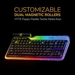 HYTE Keeb TKL Mechanical Gaming Keyboard with Modern Human Interface Customizable Tenkeyless Wired Crystal Bubble RGB Gasket Mounted Fluffy Lavender Linear Switches 13 HYTE Keeb TKL Mechanical Gaming Keyboard with Modern Human Interface Customizable Tenkeyless Wired Crystal Bubble RGB Gasket Mounted Fluffy Lavender Linear Switches - Image 6