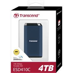 Transcend ESD410C 4TB Portable External SSD IPX5 rating and MIL-STD-810G US military drop-test compliance, Type-A & Type-C Cable Included 7 Transcend ESD410C 4TB